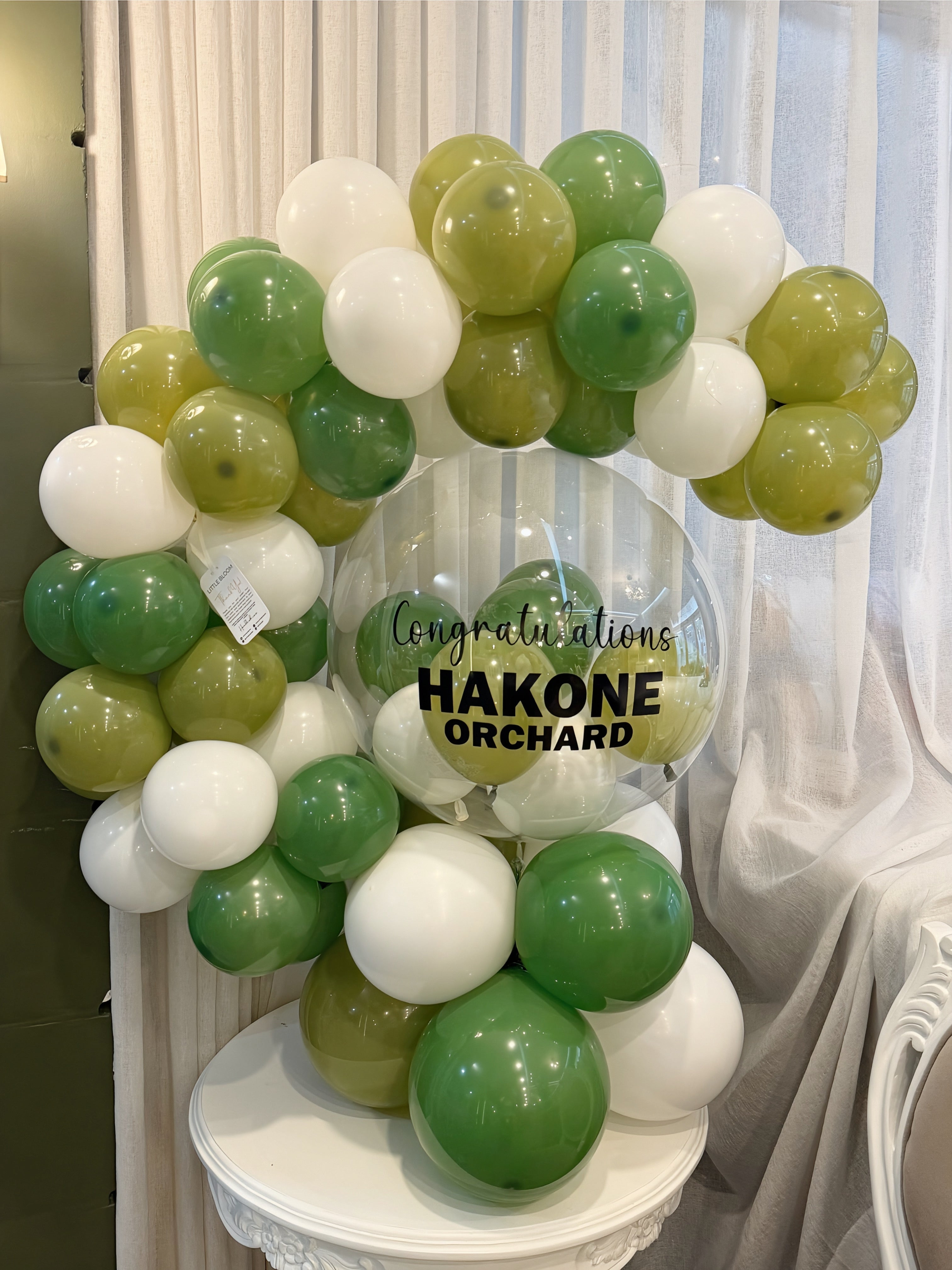 Flubble Bubble (green and white combination)