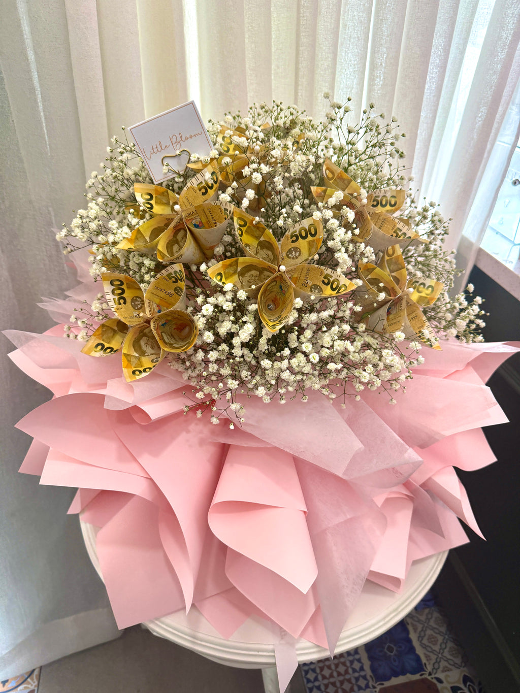 Pink Wonder Money Bouquet (35 Pcs Bills)
