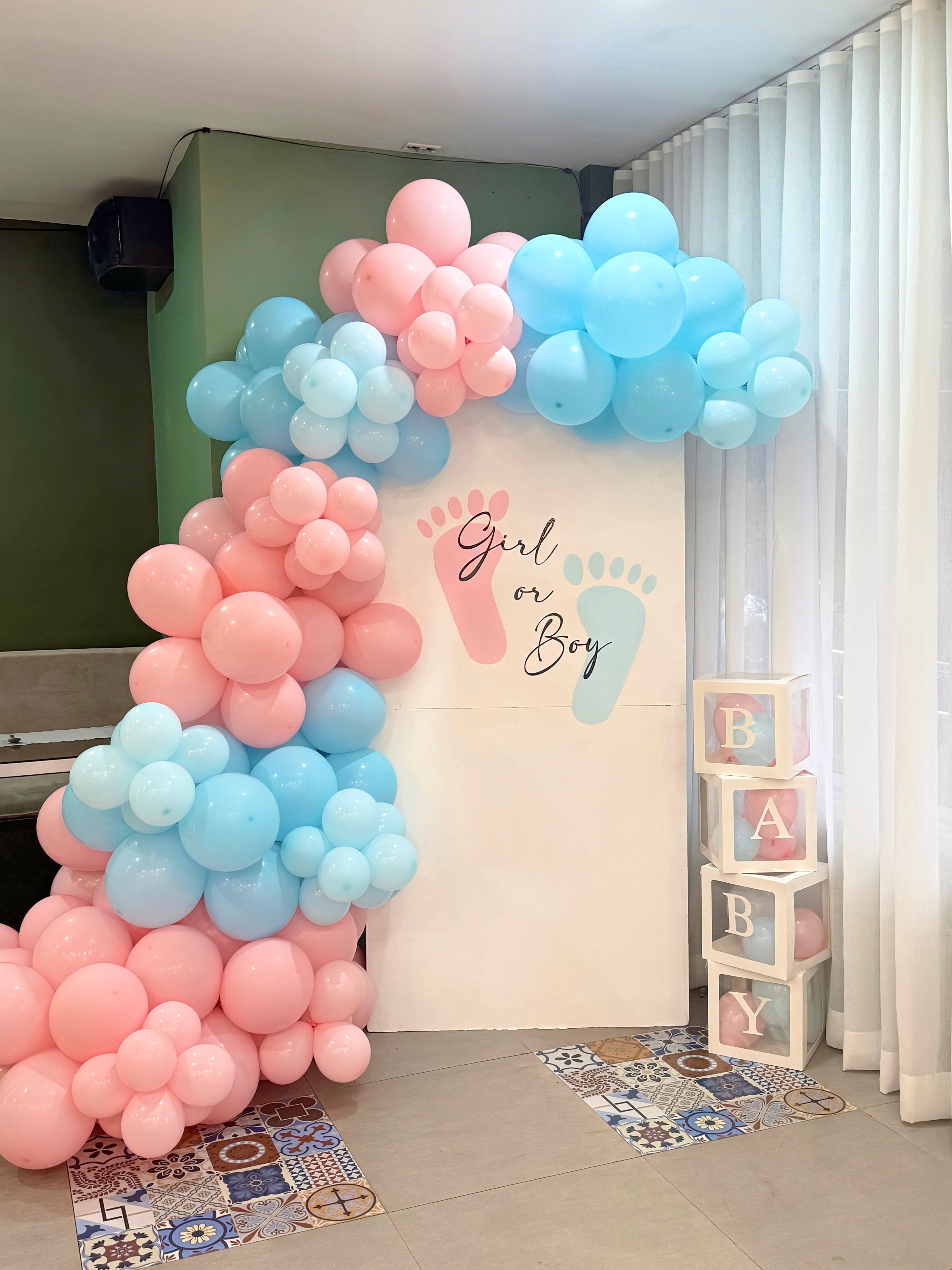 Gender Reveal Backdrop