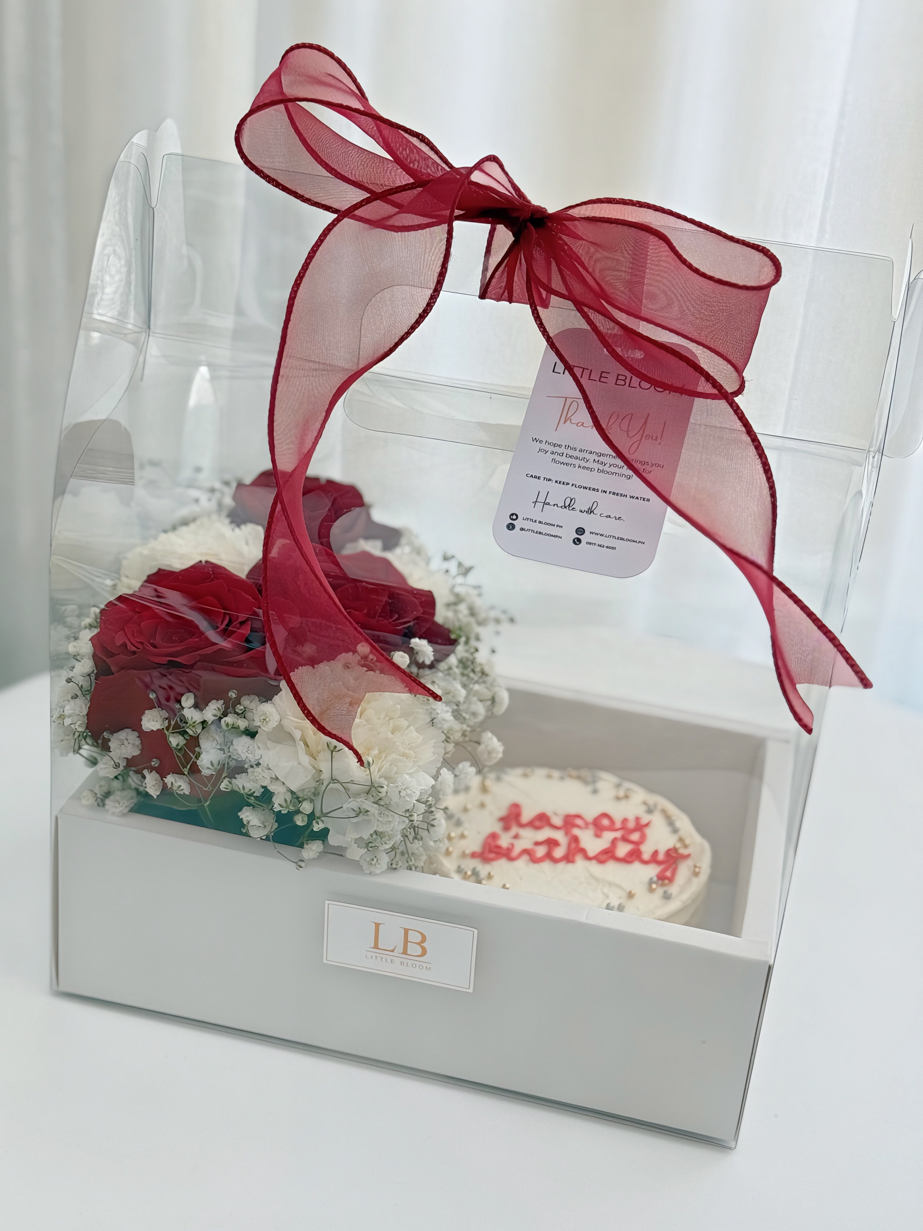 Blossom in Red Flower Cake