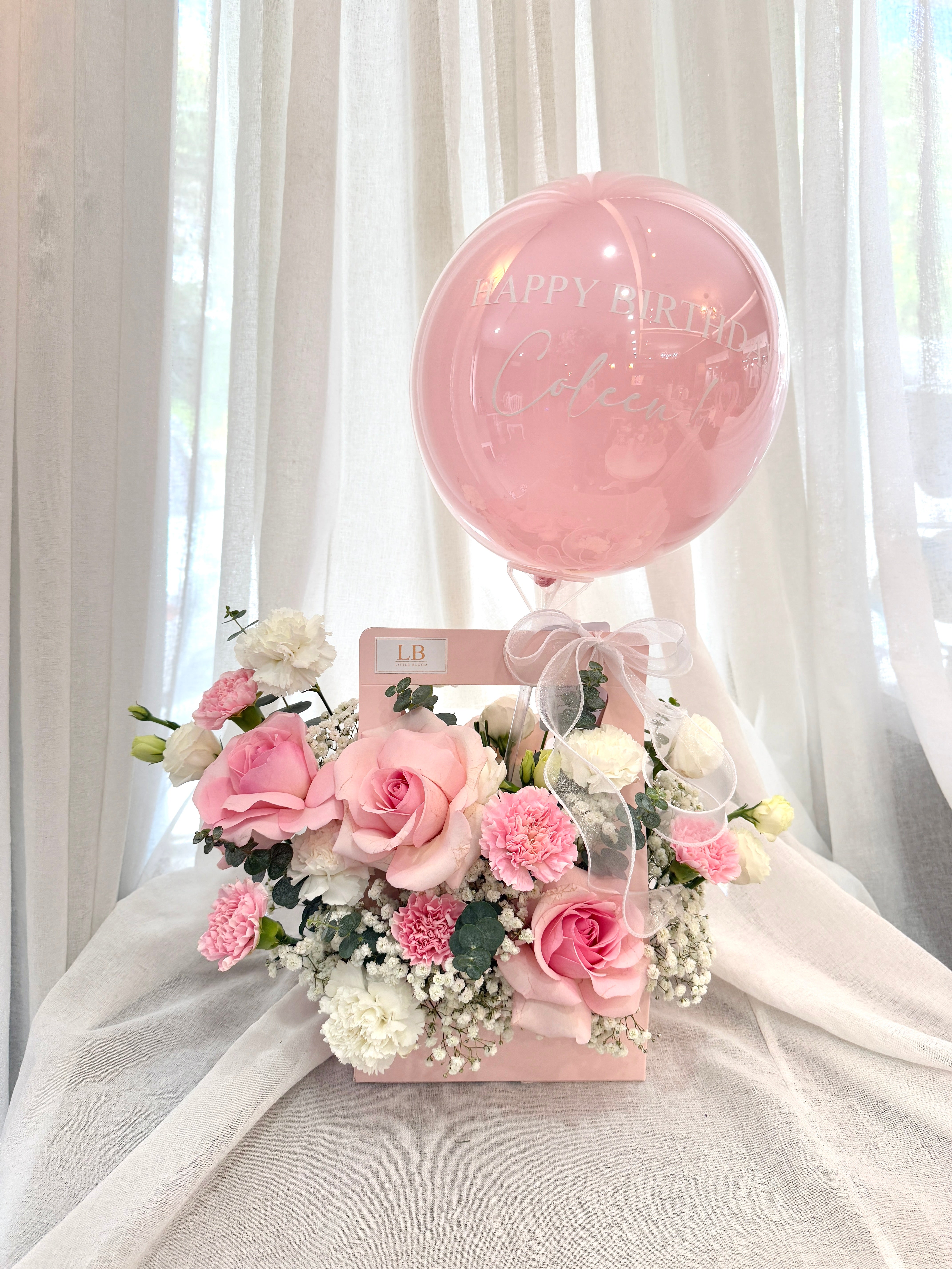 PETAL AND BUBBLE TOTE
