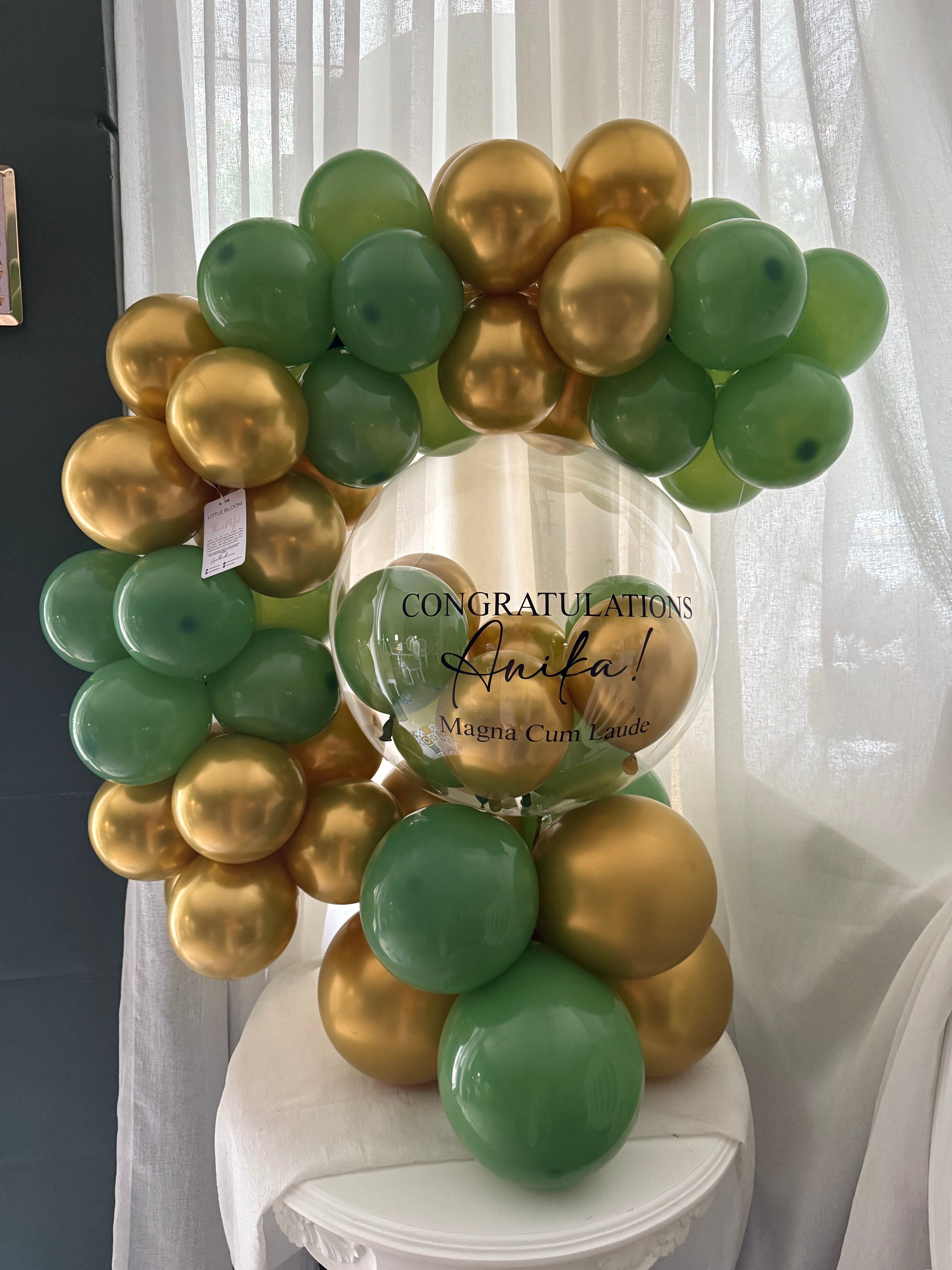 Green & Gold Flubble Bubble