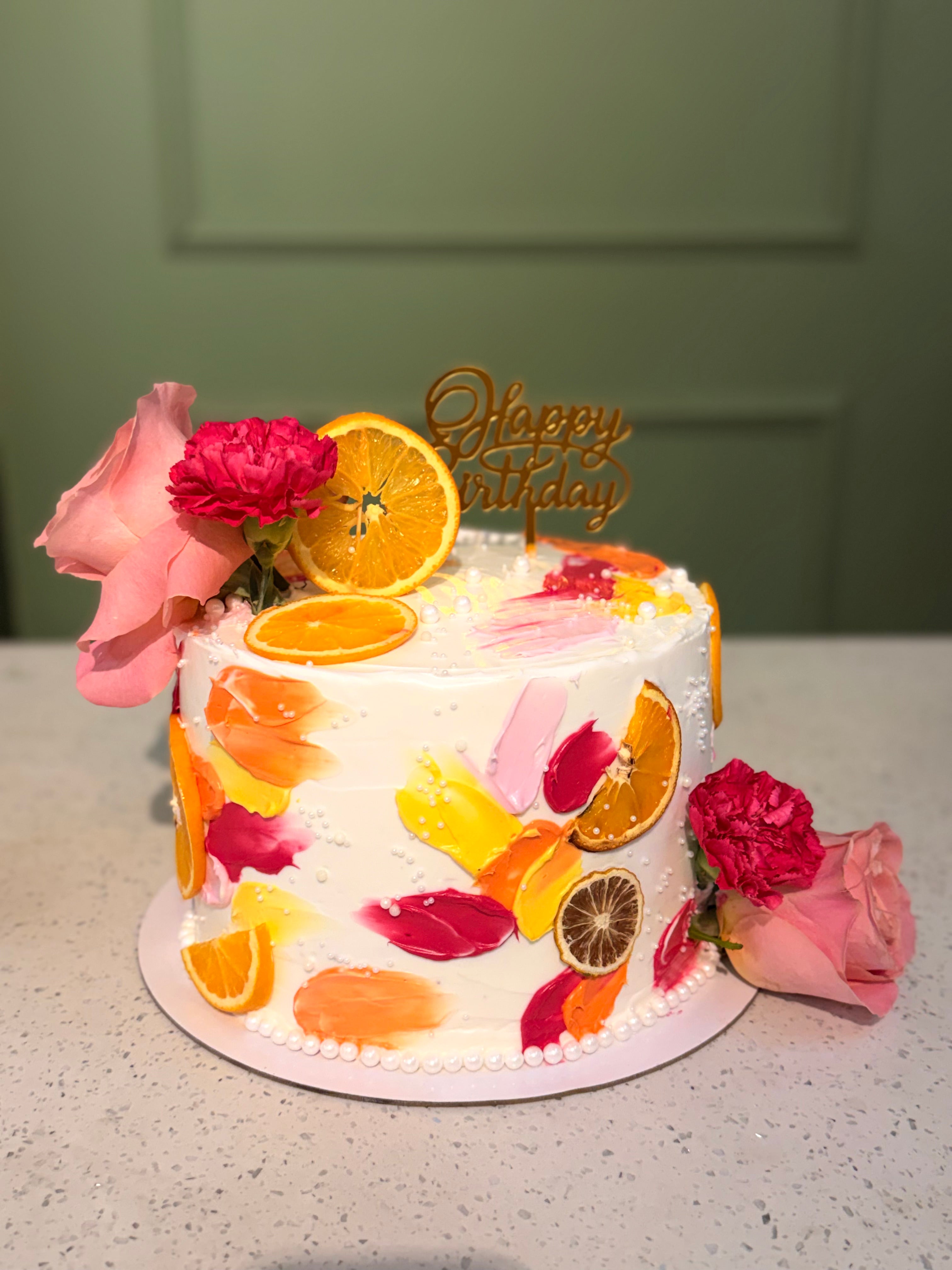 Citrus Bloom Cake